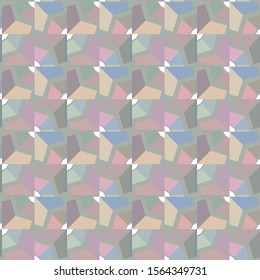 Seamless vector pattern. Background texture in geometric ornamental style.