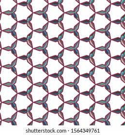 Seamless vector pattern. Background texture in geometric ornamental style.