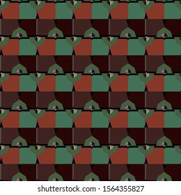 Seamless vector pattern. Background texture in geometric ornamental style.