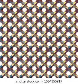 Seamless vector pattern. Background texture in geometric ornamental style.