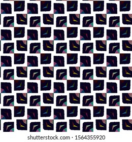 Seamless vector pattern. Background texture in geometric ornamental style.