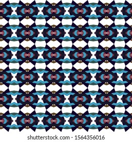 Seamless vector pattern. Background texture in geometric ornamental style.