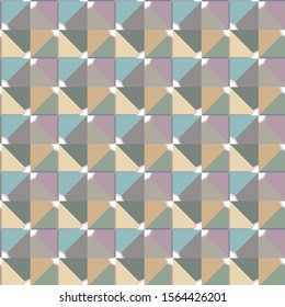 Seamless vector pattern. Background texture in geometric ornamental style.