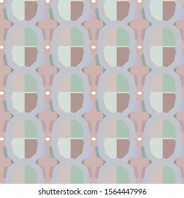 Seamless vector pattern. Background texture in geometric ornamental style.