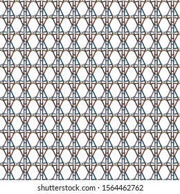 Seamless vector pattern. Background texture in geometric ornamental style.