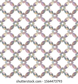Seamless vector pattern. Background texture in geometric ornamental style.