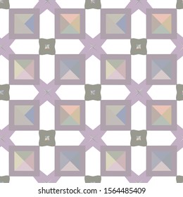 Seamless vector pattern. Background texture in geometric ornamental style.