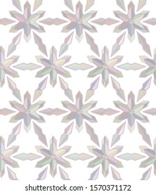 Seamless vector pattern. Background texture in geometric ornamental style.