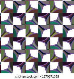 Seamless vector pattern. Background texture in geometric ornamental style.