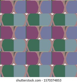Seamless vector pattern. Background texture in geometric ornamental style.