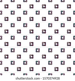 Seamless vector pattern. Background texture in geometric ornamental style.