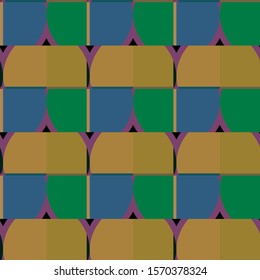 Seamless vector pattern. Background texture in geometric ornamental style.