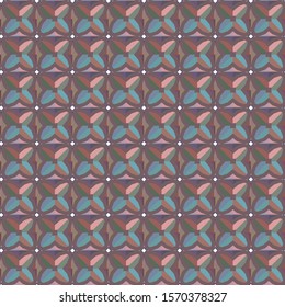 Seamless vector pattern. Background texture in geometric ornamental style.