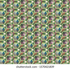 Seamless vector pattern. Background texture in geometric ornamental style.