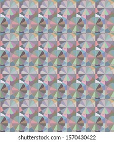 Seamless vector pattern. Background texture in geometric ornamental style.