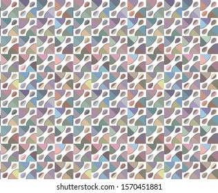 Seamless vector pattern. Background texture in geometric ornamental style.