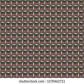 Seamless vector pattern. Background texture in geometric ornamental style.