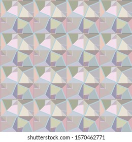 Seamless vector pattern. Background texture in geometric ornamental style.