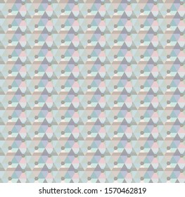 Seamless vector pattern. Background texture in geometric ornamental style.