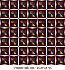 Seamless vector pattern. Background texture in geometric ornamental style.