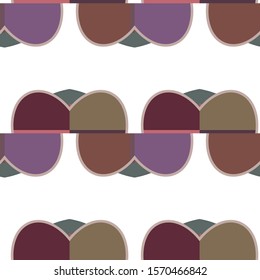Seamless vector pattern. Background texture in geometric ornamental style.