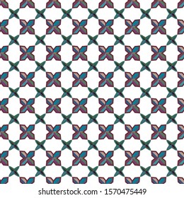 Seamless vector pattern. Background texture in geometric ornamental style.