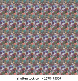 Seamless vector pattern. Background texture in geometric ornamental style.
