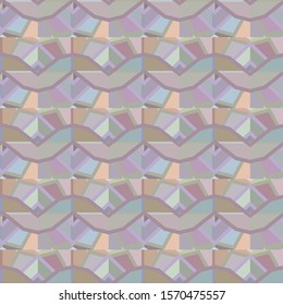 Seamless vector pattern. Background texture in geometric ornamental style.