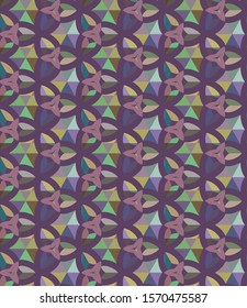Seamless vector pattern. Background texture in geometric ornamental style.