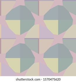 Seamless vector pattern. Background texture in geometric ornamental style.