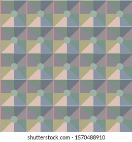 Seamless vector pattern. Background texture in geometric ornamental style.