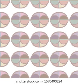 Seamless vector pattern. Background texture in geometric ornamental style.