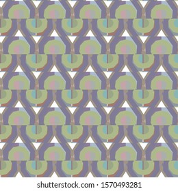 Seamless vector pattern. Background texture in geometric ornamental style.