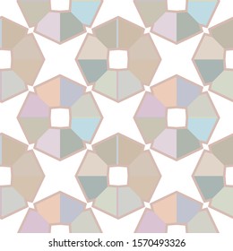 Seamless vector pattern. Background texture in geometric ornamental style.