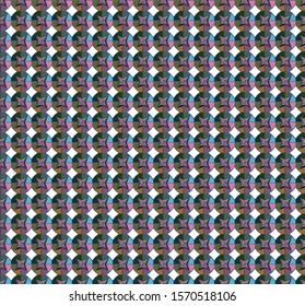 Seamless vector pattern. Background texture in geometric ornamental style.