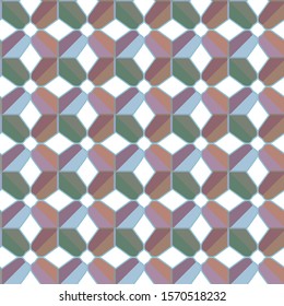 Seamless vector pattern. Background texture in geometric ornamental style.