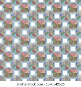 Seamless vector pattern. Background texture in geometric ornamental style.