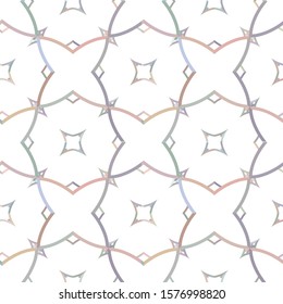 Seamless vector pattern. Background texture in geometric ornamental style.