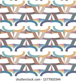 Seamless vector pattern. Background texture in geometric ornamental style.
