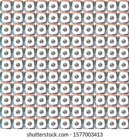 Seamless vector pattern. Background texture in geometric ornamental style.