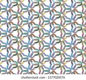 Seamless vector pattern. Background texture in geometric ornamental style.