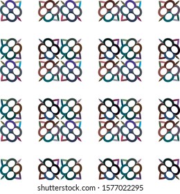 Seamless vector pattern. Background texture in geometric ornamental style.