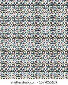 Seamless vector pattern. Background texture in geometric ornamental style.