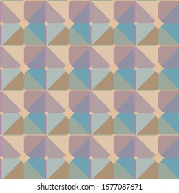 Seamless vector pattern. Background texture in geometric ornamental style.