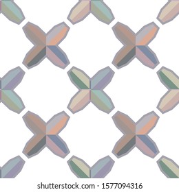 Seamless vector pattern. Background texture in geometric ornamental style.