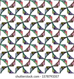 Seamless vector pattern. Background texture in geometric ornamental style.