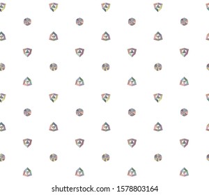 Seamless vector pattern. Background texture in geometric ornamental style.
