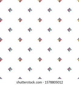 Seamless vector pattern. Background texture in geometric ornamental style.