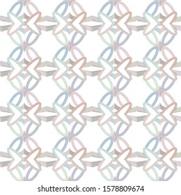 Seamless vector pattern. Background texture in geometric ornamental style.