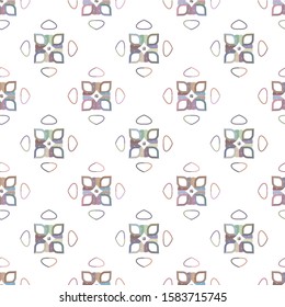 Seamless vector pattern. Background texture in geometric ornamental style.